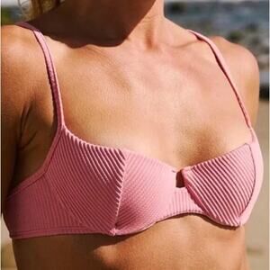 New! Peony‎ Free People Panel Balconette Bikini Top, women size XL